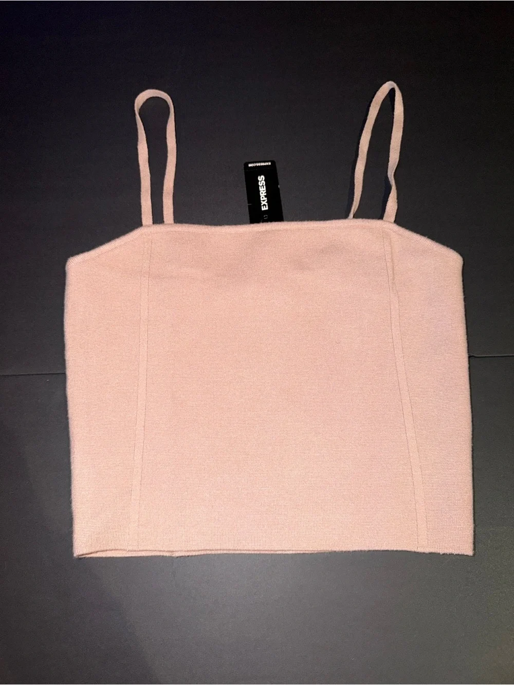 Express Blush Pink Knit Cami
